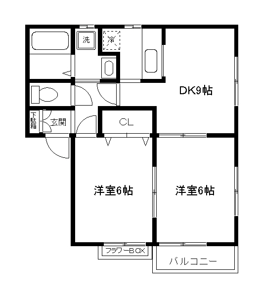 BLUE SKY SHONAN 間取り図