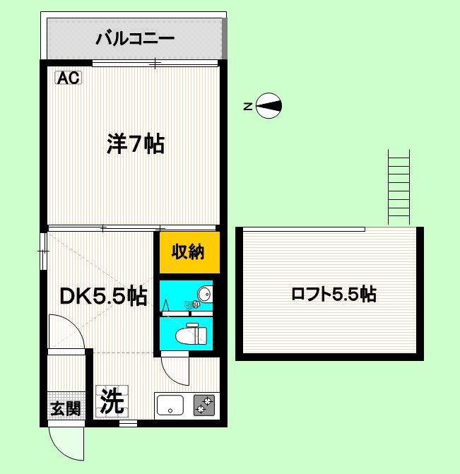ガーデン杉並 201号室 間取り