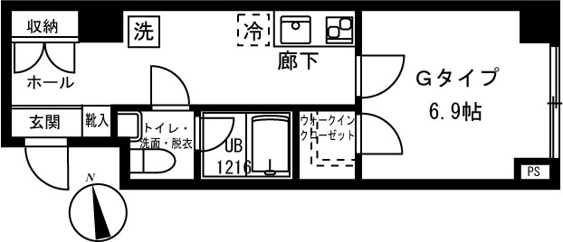 リバージュ弘明寺 間取り図