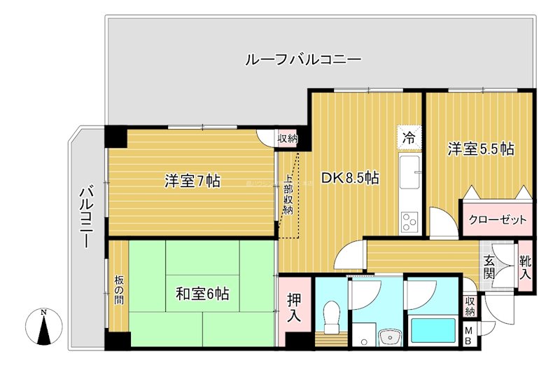 ファミーユ豊玉 間取り図