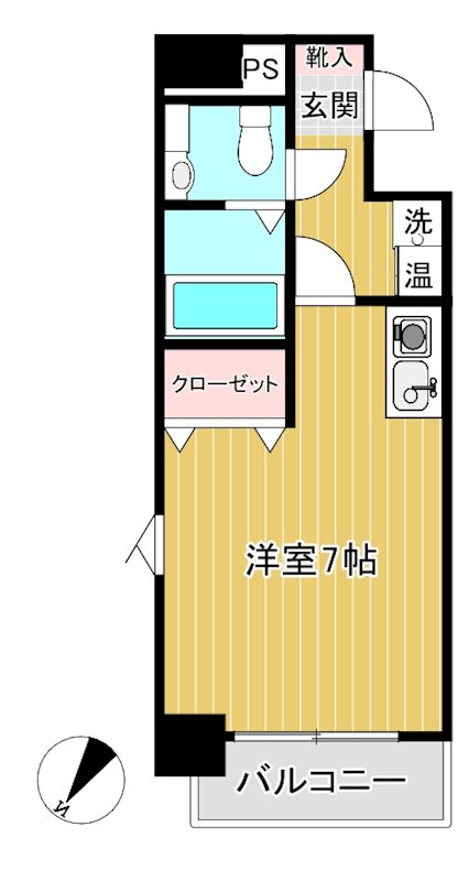 フェスシントミ 間取り図