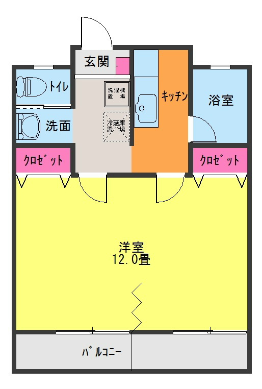 メゾンドリーム1号館 間取り
