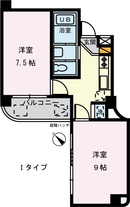 クレール東十条 間取り図