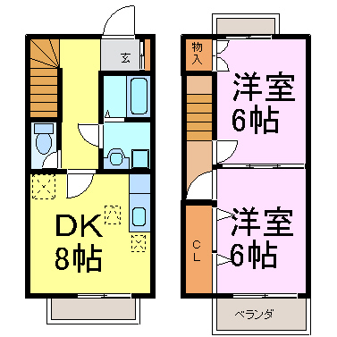 ＤＵＰＬＥＸ200&amp;gamma; 間取り図