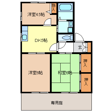 サンディアス 間取り図