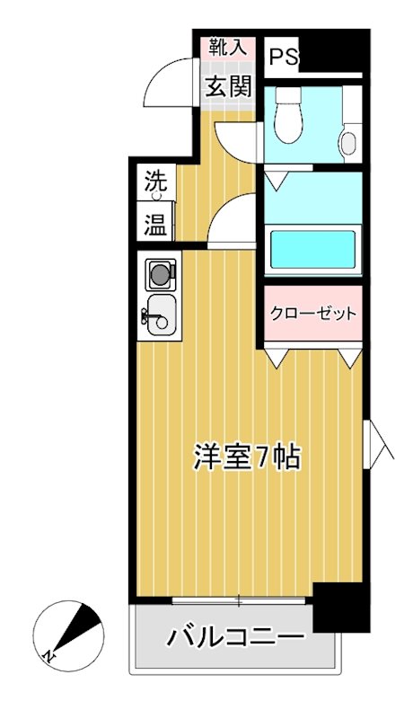 フェスシントミ 間取り図