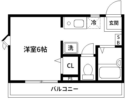 サンハイムⅡ 間取り図