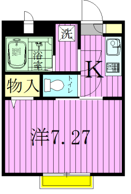 モリハイツ 103号室 間取り