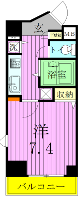 603号室 間取り