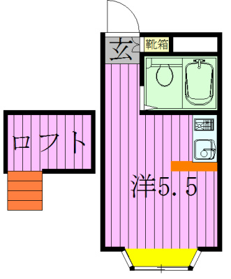 ベルピア北松戸第１－４ 102号室 間取り