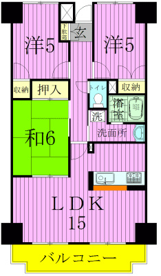 702号室 間取り