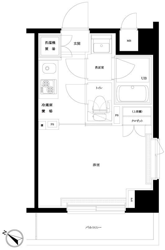 ルーブル新川崎 間取り図