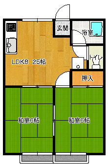 コーポタマ 間取り