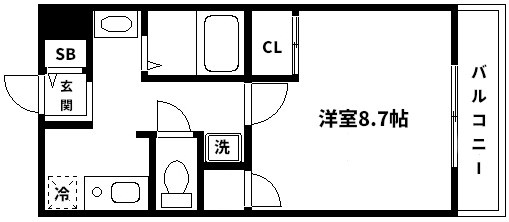 maison KAZ 間取り図
