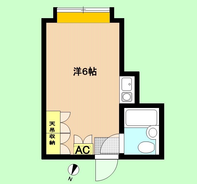 ドムール弥生町 203号室 間取り