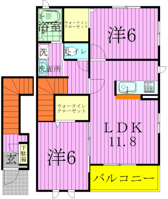 クレメント　プラザ 202号室 間取り