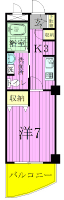 ＧＯＴＯⅡ 1005号室 間取り