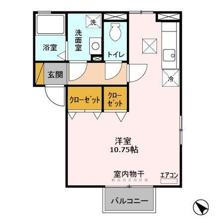Ｒ 103号室 間取り