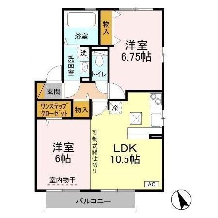 グリーンフォレストⅡ 101号室 間取り