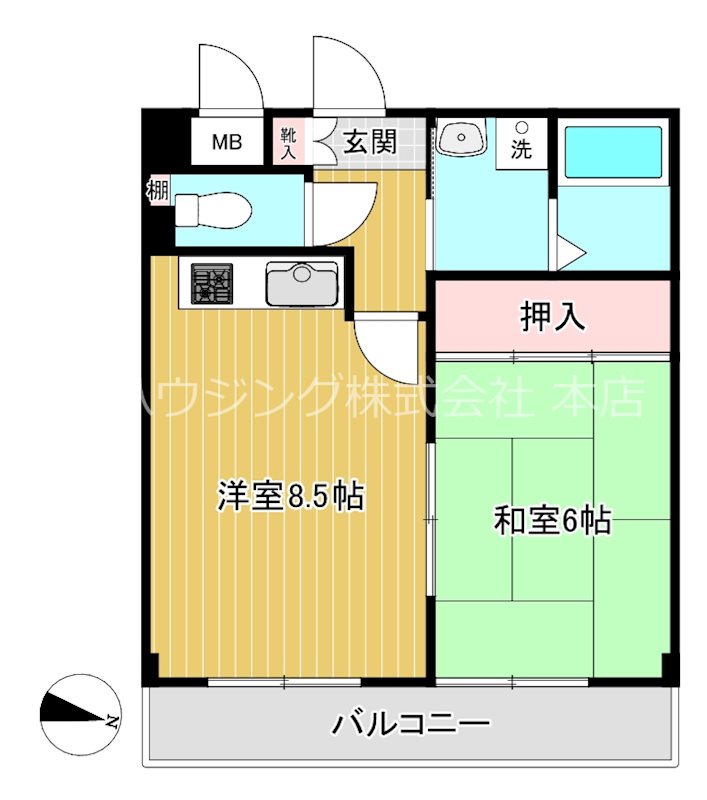 ゴールドコート豊玉 間取り図