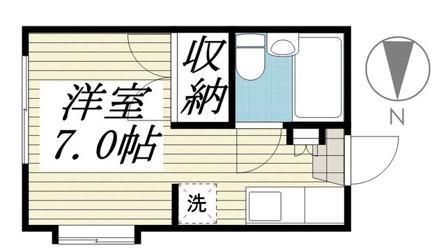 101号室 間取り