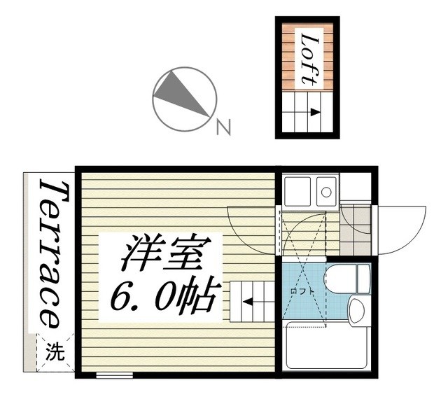 ジュネコーポ八ヶ崎 間取り