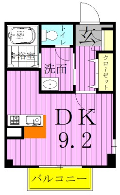 メゾン　ミルト 202号室 間取り