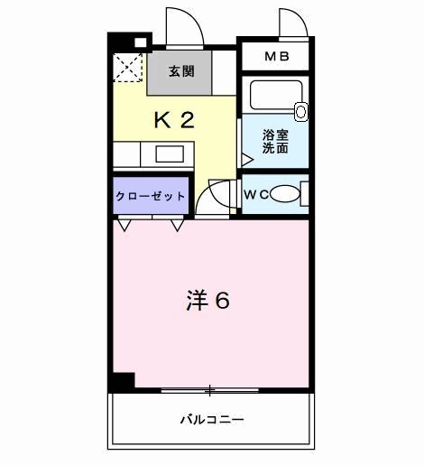 コートピレリ北松戸 308号室 間取り