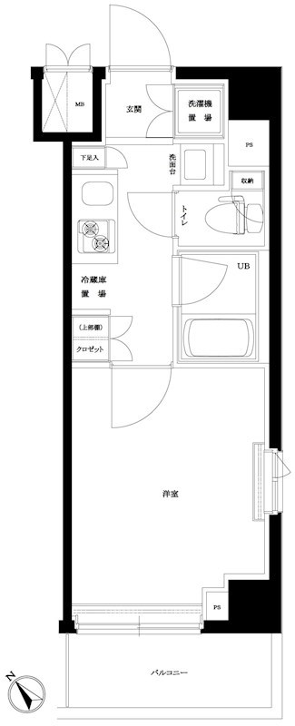 ルーブル川崎中丸子 間取り図