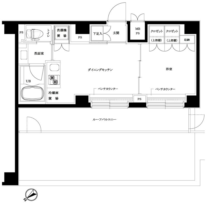 ルーブル川崎中丸子 間取り図