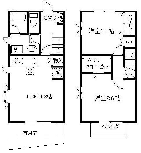 メゾンドール 間取り図