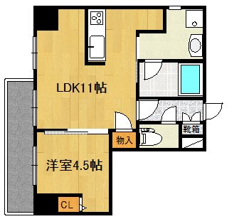 BUENA万代1丁目 間取り