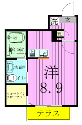 siro上本郷 103号室 間取り