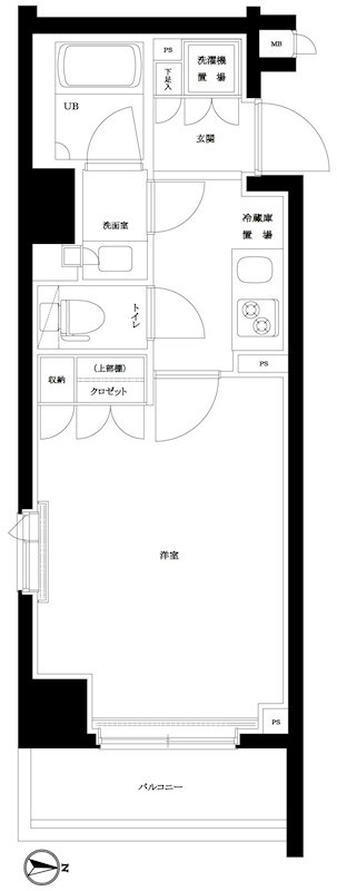 ルーブル清澄白河参番館 間取り図