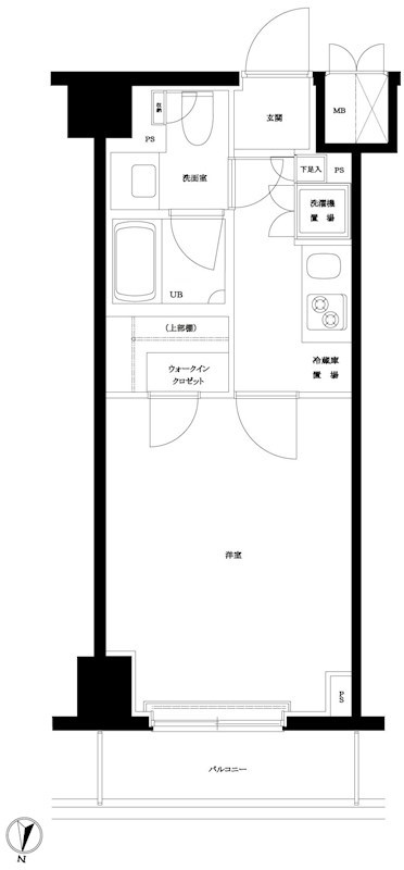 間取り ルーブル清澄白河参番館 間取り図