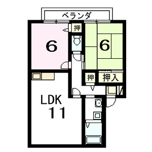 フィオーレ桂 間取り