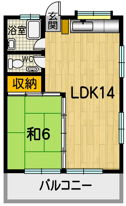 アベニュー小湾 間取り図