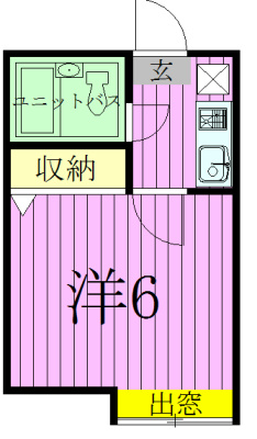103号室 間取り