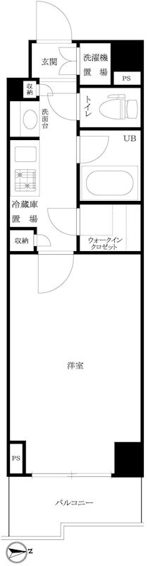 ルーブル桜新町 間取り図