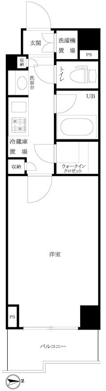 ルーブル桜新町 間取り図