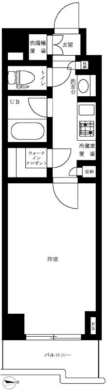 ルーブル桜新町 間取り図