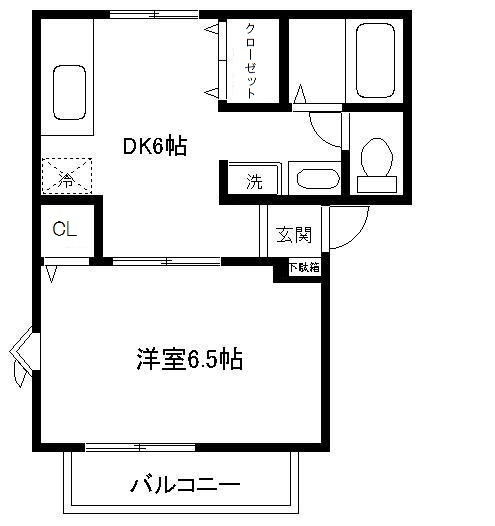 フューチャーサエキⅡ 間取り図
