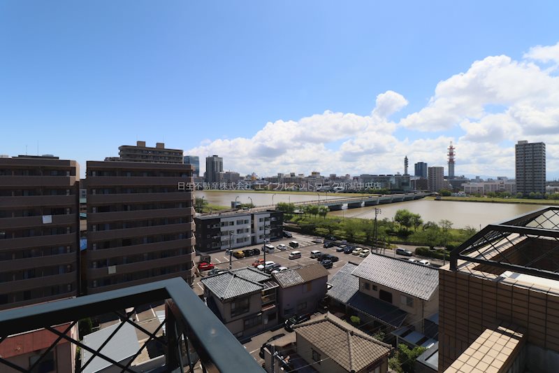 リバーサイド新潟 眺望