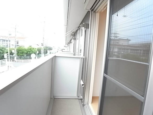 ボヌール新松戸Ａ ベランダ