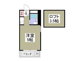 サンライズＢ 201号室 間取り