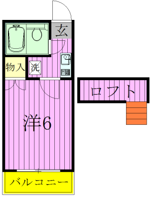 ジュネパレス松戸第505 106号室 間取り