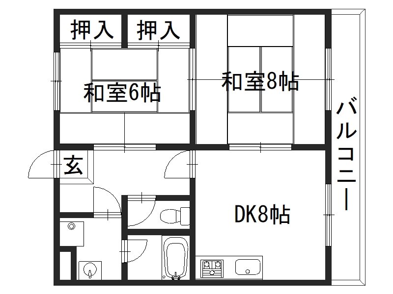 弥生マンション 間取り