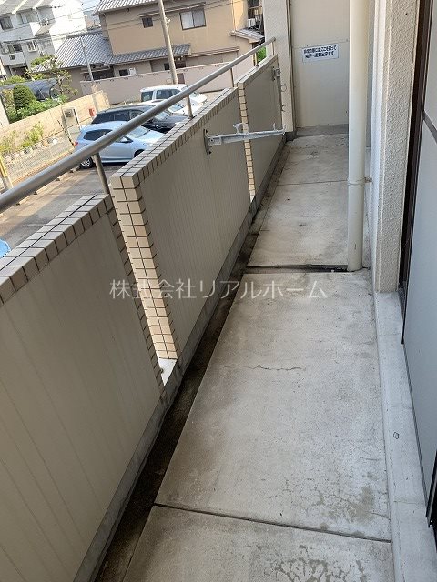 弥生マンション ベランダ