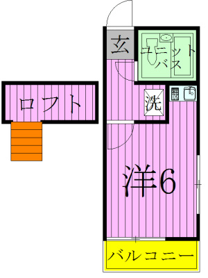 ジュネパレス松戸第８４ 203号室 間取り