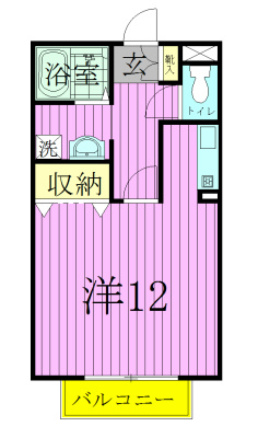 ソレイユ・エヌ 101号室 間取り